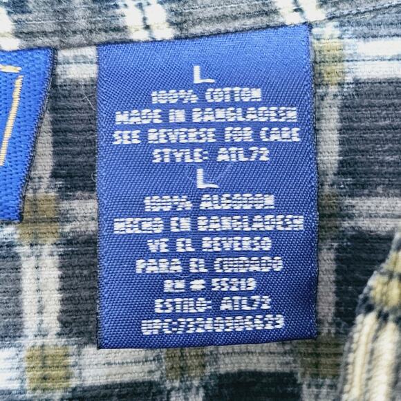 Vintage Disney Winnie the Pooh Tigger Corduroy Button Down Shirt Size L Casual - Picture 7 of 8